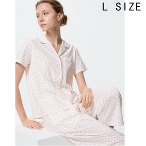 AIRism Cotton Pajamas Off White L 1set