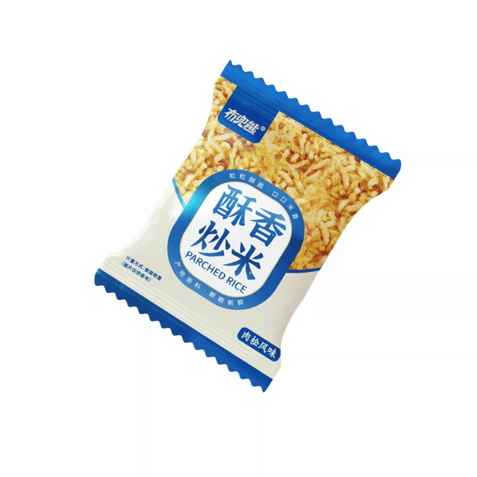 【中国直邮】 布兜熊 酥香炒米 11g*20包