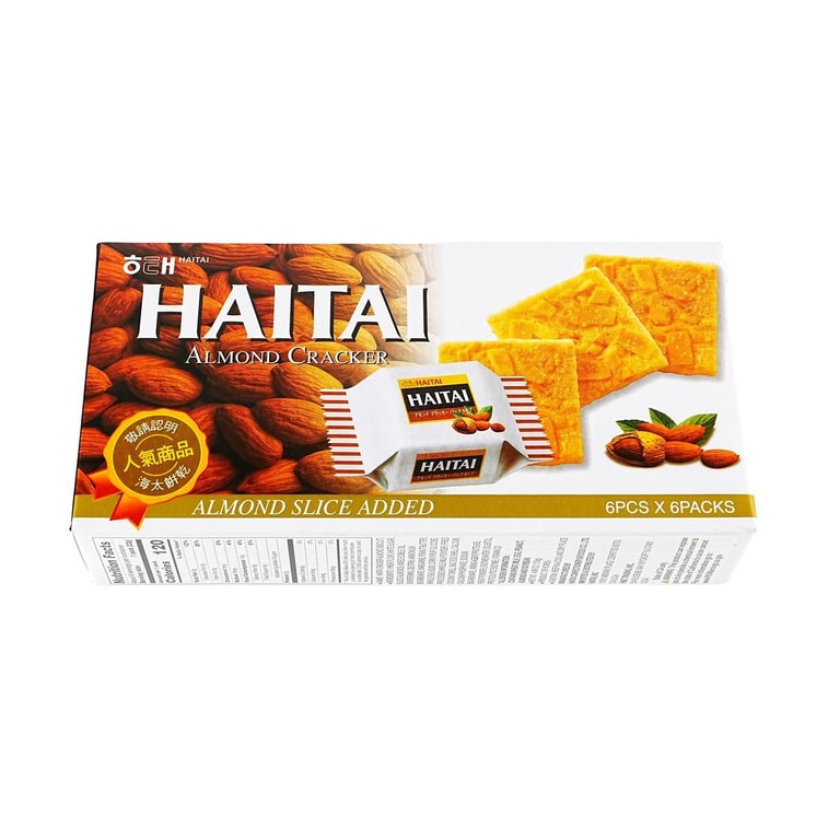 韩国HAITAI海太 营养香酥杏仁饼干 6包入 133g 4
