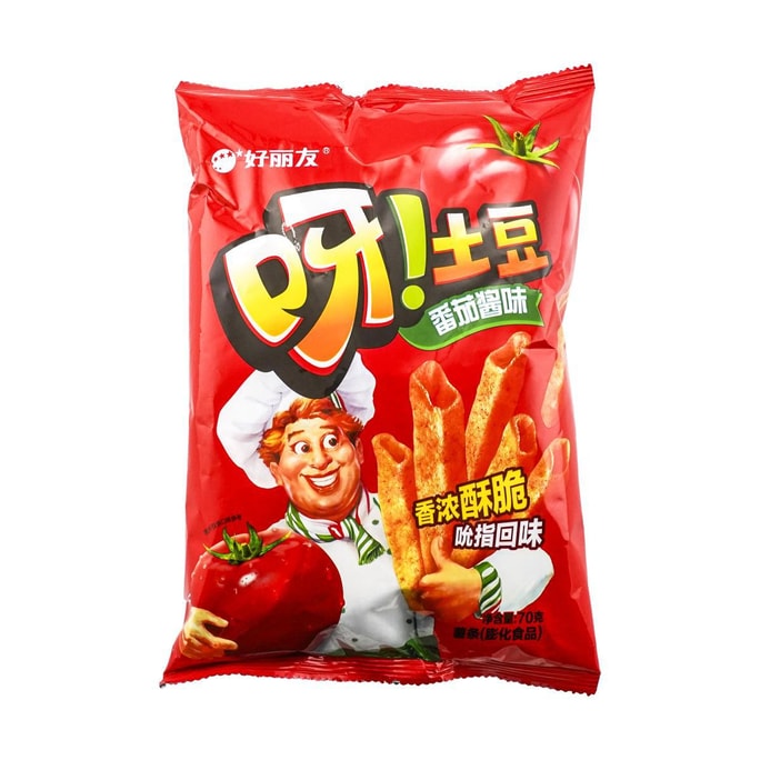 大陆版好丽友ORION 呀!土豆薯条 番茄酱味 70g