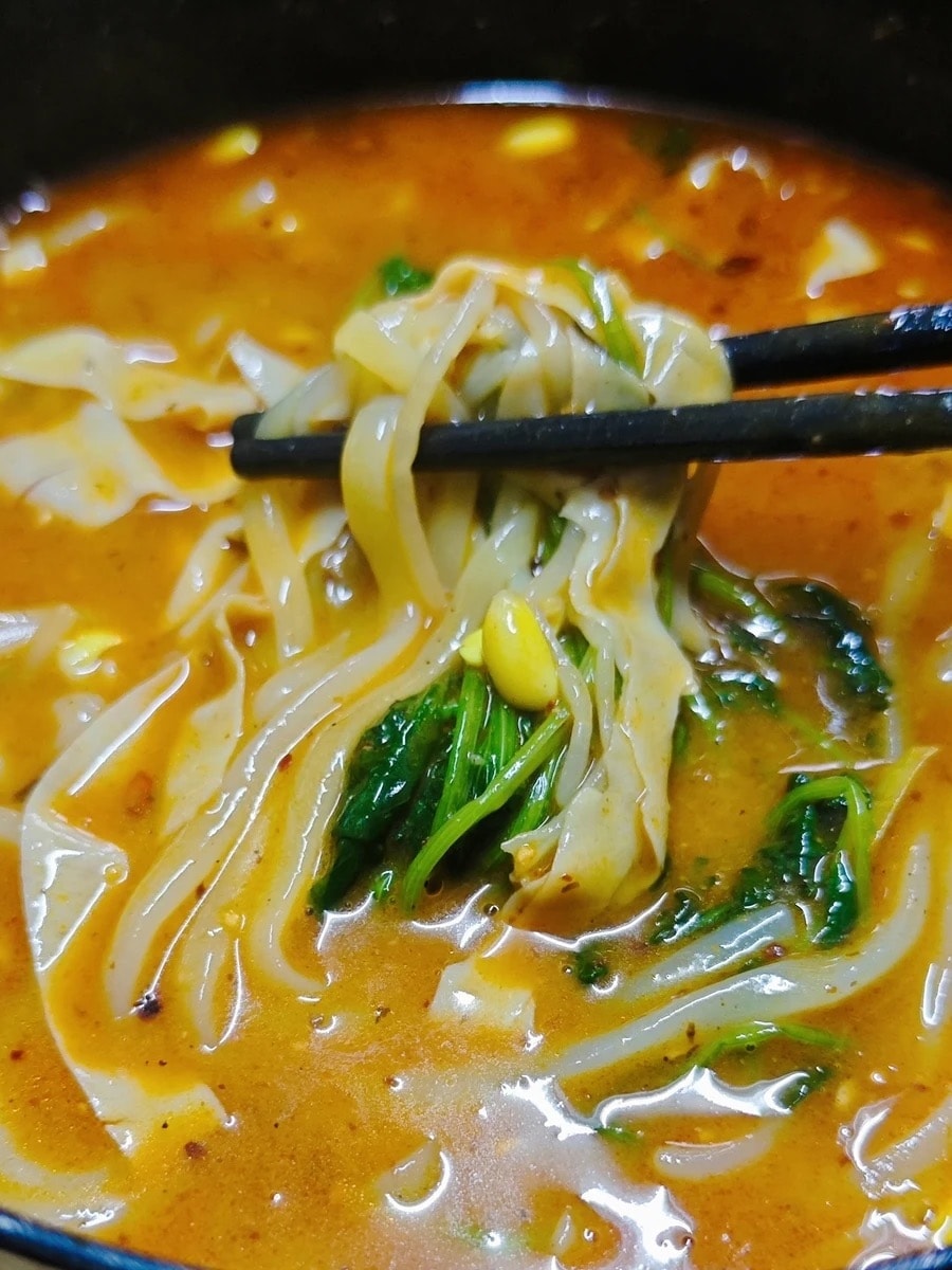 【中国直邮】 村驴家 【过年必备】(458g大份量)麻辣烫黏糊东北麻辣烫老式自煮麻辣烫速食458g*1