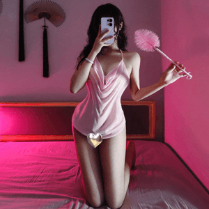 迈迪甄选 情趣内衣大码性感网纱吊带睡裙睡袍两件套女蕾丝诱惑家居服套装