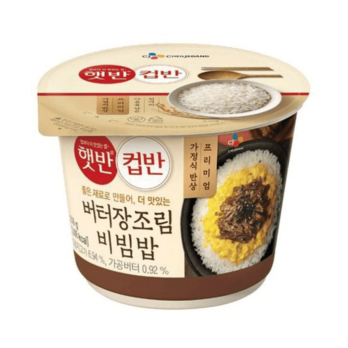 【韩国直邮】韩国CJ希杰 Hetbahn cupban黄油酱猪肉拌饭216g
