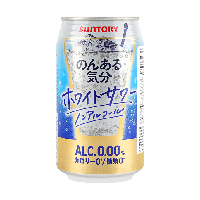 日本SUNTORY三得利  无酒精酒味碳酸饮料 乳酸菌味 350ml【0卡0糖】