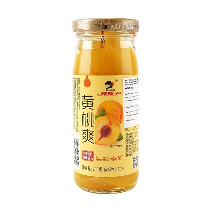 Yellow Peach Refreshing Canned Food 8.82oz