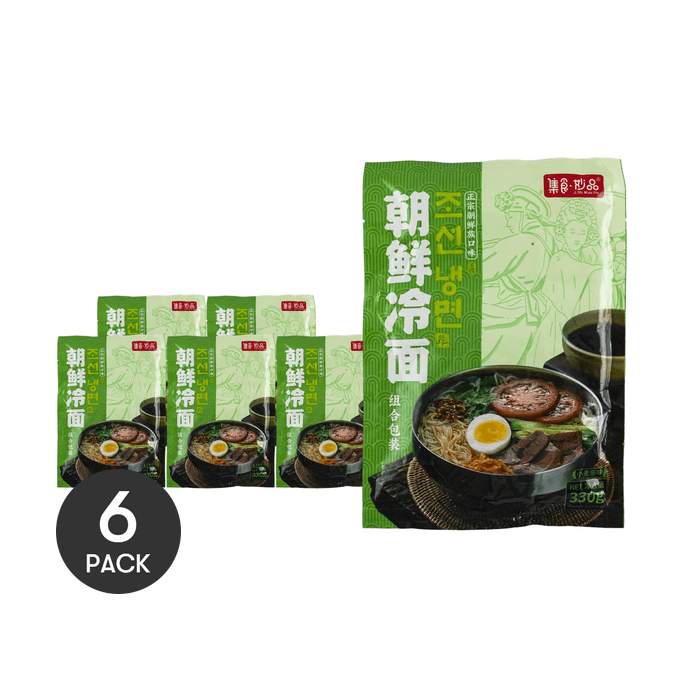 集食妙品 朝鲜冷面 330g*6【6包装】【酸甜爽口】【延吉特色】