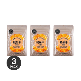 Cod Fish Jerky Dried Pollack Piece Spicy Flavor 1.4oz *3【3 Packs】