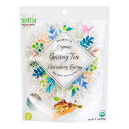 Organic Ginseng Jujube Tea Bags 60g USDA Certified