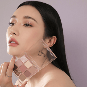 韩国3CE 九宫格9色多功能眼影盘 哑光偏闪珠光多用盘 #Some Def芋艿玫瑰 芋泥盘 8.2g【断货预警】