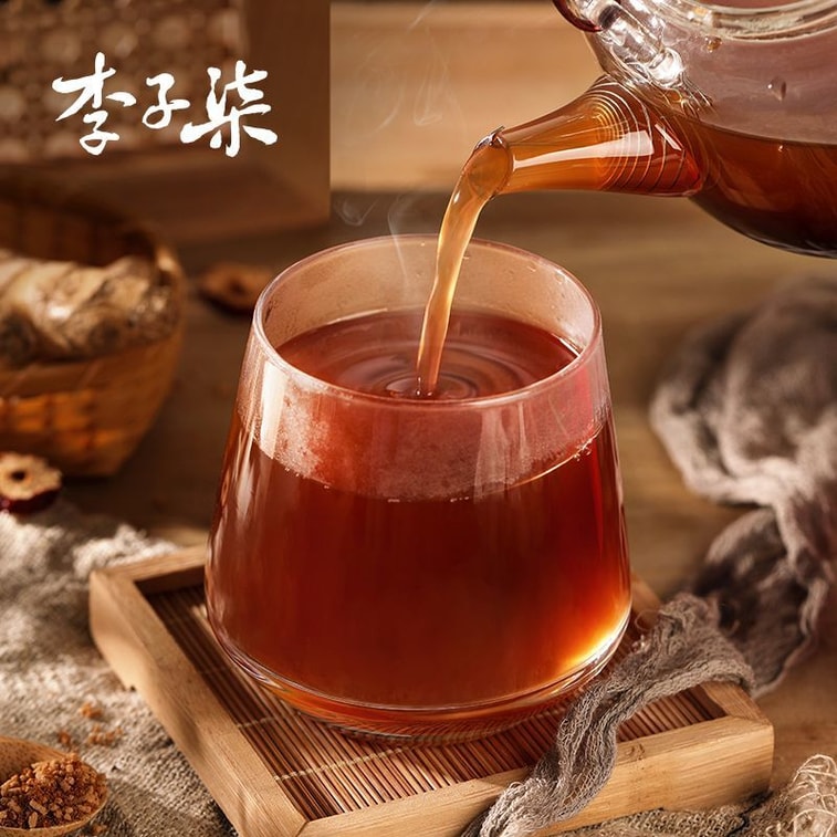 【中國直郵】 李子柒 紅糖薑茶84g*1盒 沖泡紅糖水手工薑茶送女友沖飲單獨小包裝 4