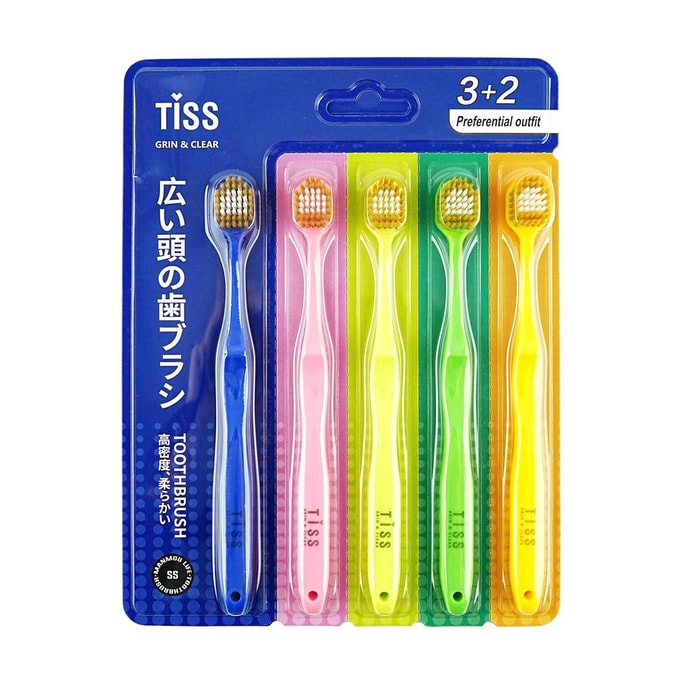Ultra-Thin Soft Bristle Toothbrush 3+3 Pack