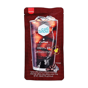 카페 스노우 아메리카노 블랙 커피 7.78fl oz【편의점 히트】