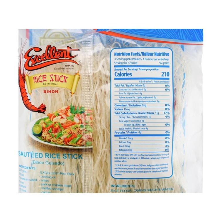 Rice Stick -Bihon, 8 oz 【Can Be Stir-Fried, Steamed, Boiled】 3