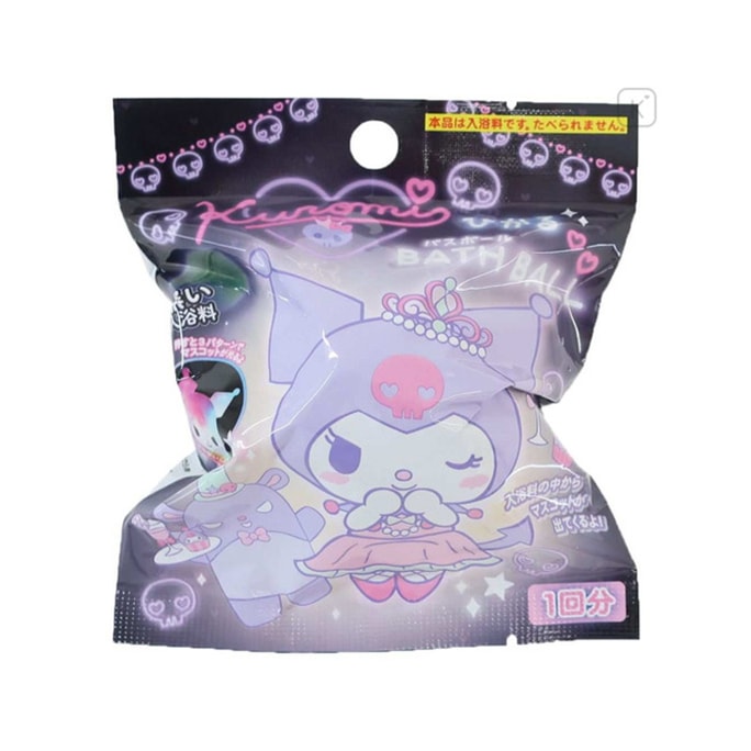【日本直效郵件】 日本 SANRIO 三麗鷗 庫洛米發光浴球 75g
