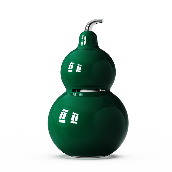 Solo Series Joint-Design Aromatherapy Gourd Decorative Piece - Fragrance Gift - Jade Green - Wood - 1 Piece