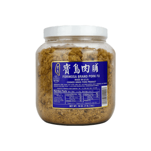 Formosa Large Pork Fu,Meat Floss, 18oz【USDA Certified】【Instant Meal/Bibimbap/Baking Ingredients】