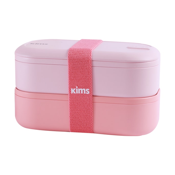 Antibacterial Bento Lunch Box Microwaveable Pink