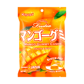 Frutia Mango Jelly Gummy Candy, 3.6 oz【Gluten Free】