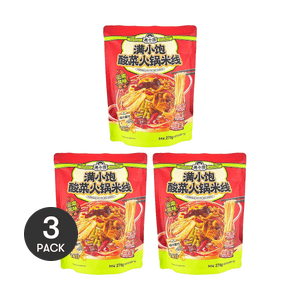 Nouilles de riz au chou mariné du Yunnan, 9.84 oz*3【Ensemble économique】