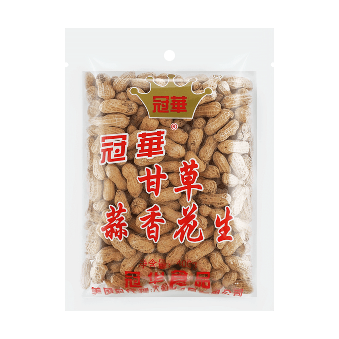 冠华 甘草蒜香花生花生仁 400g