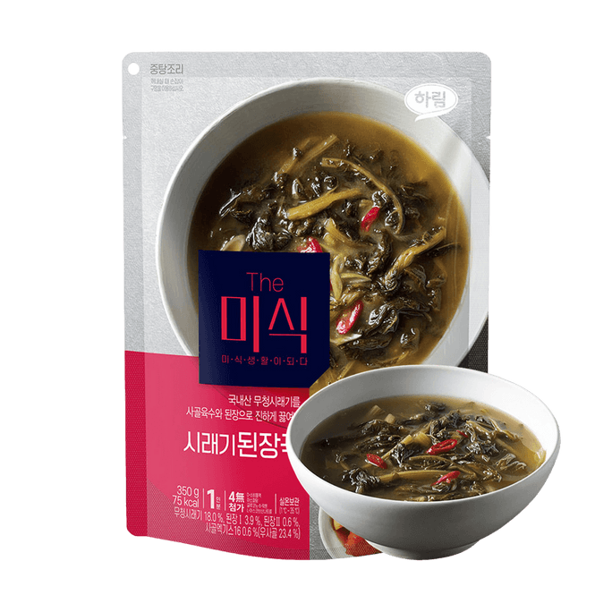 The Mi- Shik Dried Radish Greens Doenjang Soup ,12.35 oz