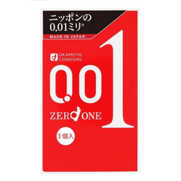【特價回饋】【日本直郵】日本OKAMOTO岡本 001系列 岡本001 超薄保險套 3個入