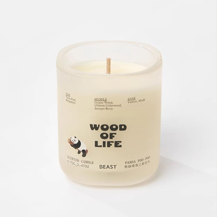 パンダププの香りのキャンドル、ソイワックスアロマセラピーギフトセット、ホリデーギフトに最適THE BEAST パンダププセ 3