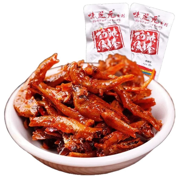 웨이즈위안 매운 생선 스틱 15g*10팩 (매콤한 작은 생선) 4