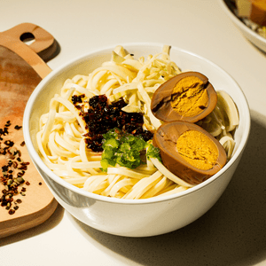 Taiwanese Wumu Shandong Style Ramen, Medium Width Noodles, 4lb - Quick Cook and Aromatic Herb Flavored