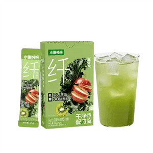 【中国直邮】 水獭吨吨 羽衣甘蓝果蔬汁冲饮果蔬纤维纤果茶蔬菜汁控体轻卡 150g