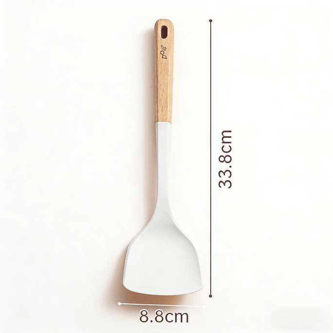 Silicone Spatula Non-Stick Pan Special Spatula for Home Kitchen, Food-Grade, High-Temperature Resistant, 1 Piece