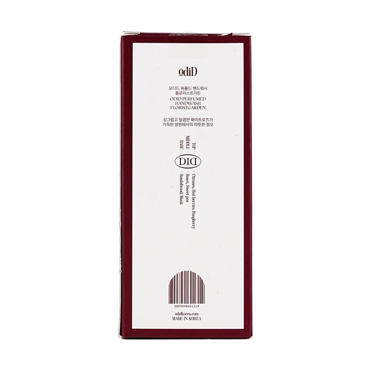 韩国ODID 香氛洗手液 保湿洗手乳 花艺师花园 300ml 10