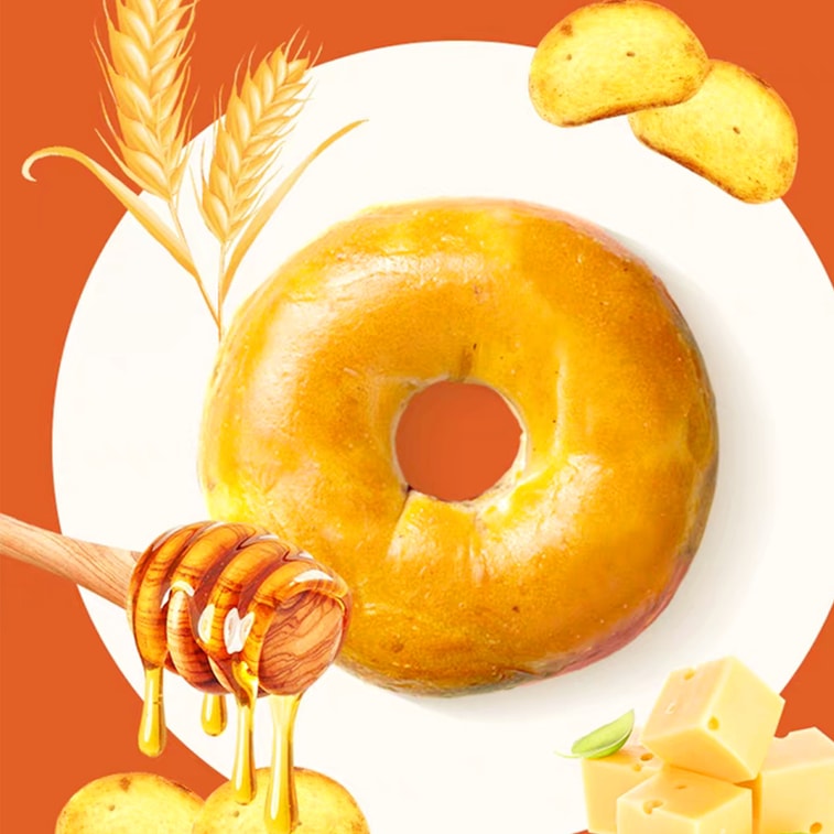 [건강하고 저칼로리] 한국산 나인데이즈 베이글 크리스프 [허니버터맛] 55g 5