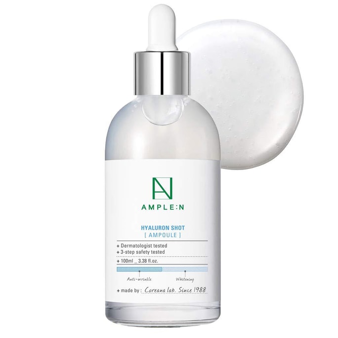 AMPLE:N Hyaluron Shot Hyaluronic Acid Ampoule 100ml
