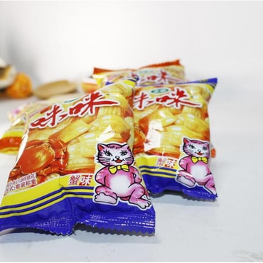 【中国直邮】咪咪虾条单包装 蟹味粒 爱尚好吃膨化零食网红休闲怀旧小吃