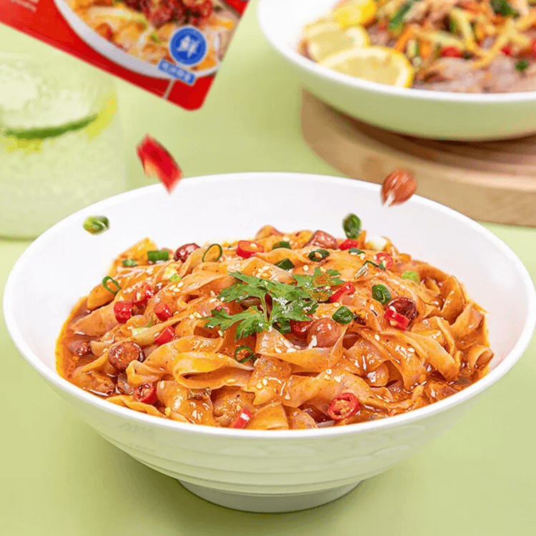 MYXD こんにゃくりゃんぴー冷やし麺、ごまペースト風味、7.05 oz - Yami