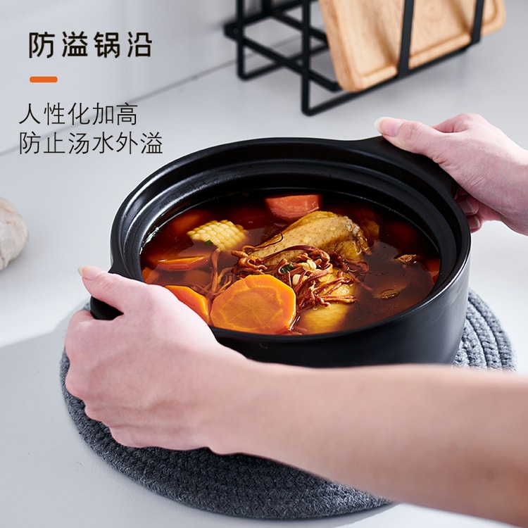 Multifunctional Ceramic Electric Stew Pot Chinese Style Health Pot Pink  1Piece - Yamibuy.com