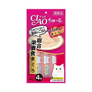 Pet Food Cat Churu Treat Comprehensive nutritional tuna 4 Sticks