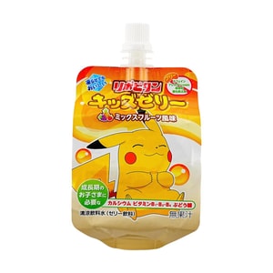 日本大正制药 宝可梦儿童果冻饮料 混合水果味 125g【含钙与维B】【不含咖啡因】