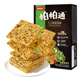 슈퍼파워 푸드 팩토리 파파톤 감자칩, 12가지 과일 및 야채 맛, 매콤한 오징어맛, 참깨맛, 태국 김맛 스낵, 80g