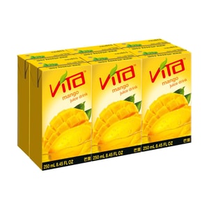 VITA维他 芒果汁 250ml*6盒【清甜爽口】【果香浓郁】