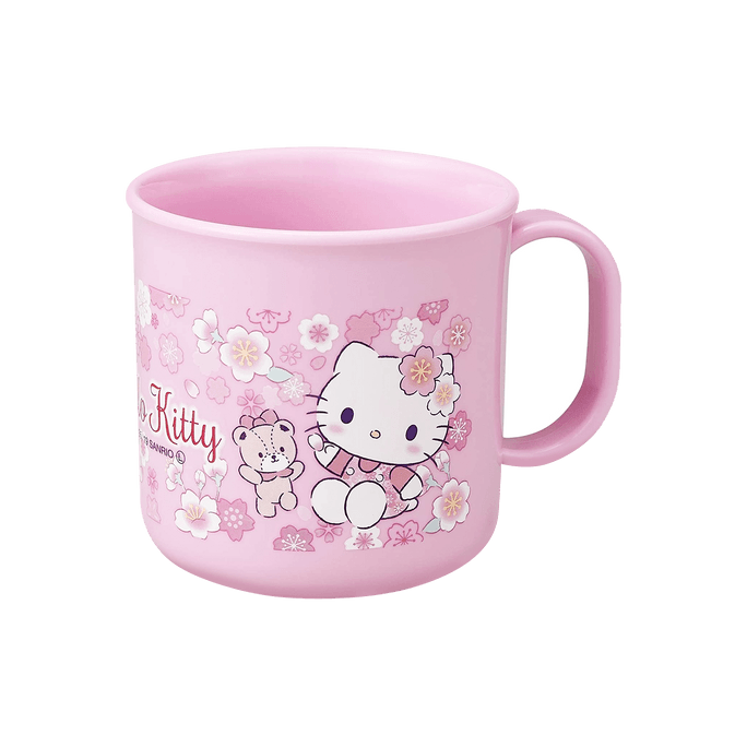 日本OSK Sanrio三丽鸥Hello Kitty凯蒂猫 樱花儿童杯 200ml 【日本制造】【微波炉适用】【洗碗机适用】【不含BPA】
