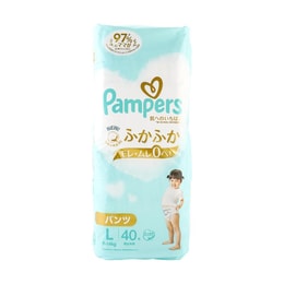 日本PAMPERS帮宝适 一级邦通用婴儿学步裤拉拉裤尿不湿尿布 L号 9−14kg 40枚入