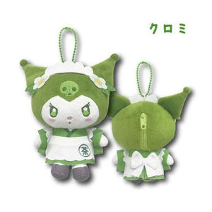 Matcha Maid Outfit Series Plush Keychain Storage Bag [Kuromi]