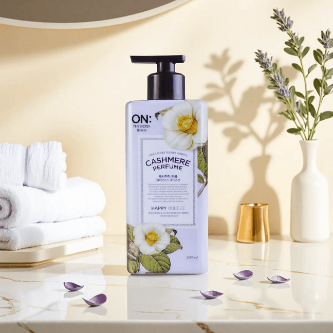 ON THE BODY Cashmere Perfume Body Lotion Happy Breeze 400ml