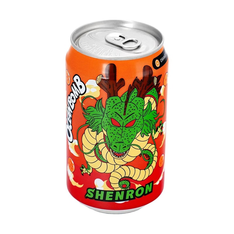 台灣OCEAN BOMB 柳橙汽水 330ml【七龍珠聯名款】【新舊包裝隨機出貨】 3