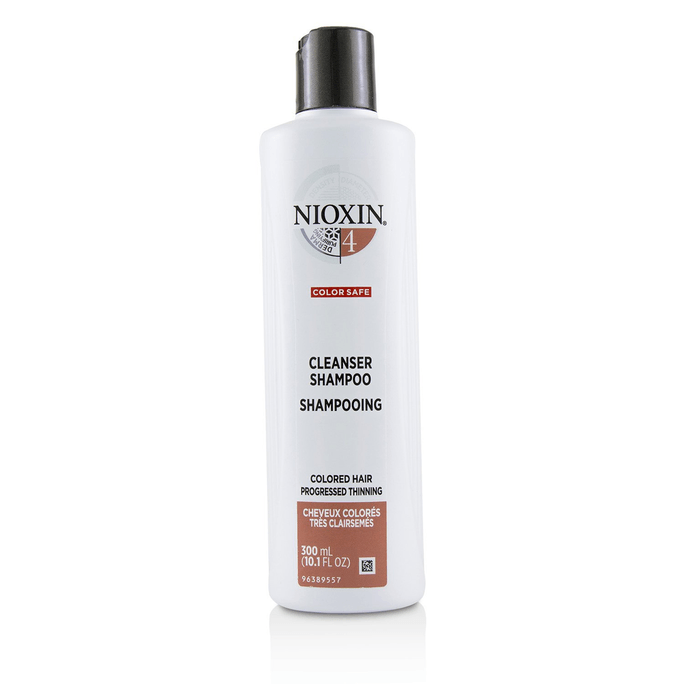Nioxin Derma Purifying System 4 Cleanser Shampoo (Colored Hair, Progressed Thinning, Color Safe) 300ml/10.1oz