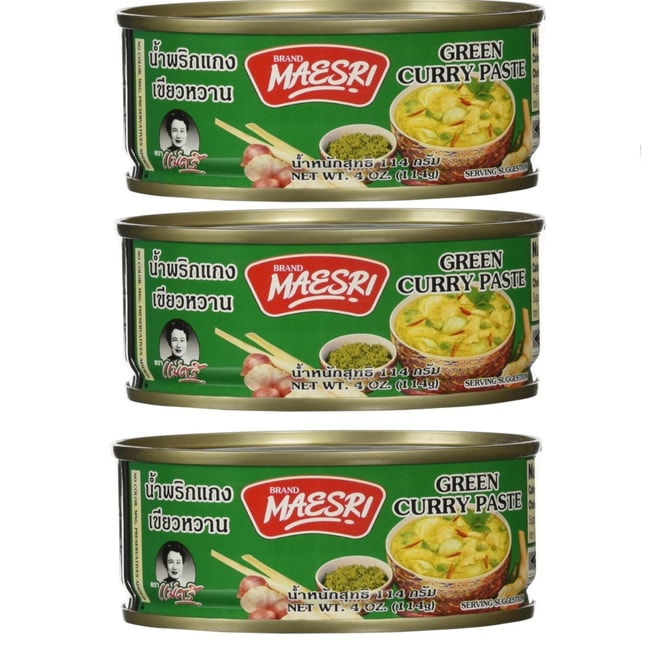 Green Curry Paste 4 oz - Pack of 3