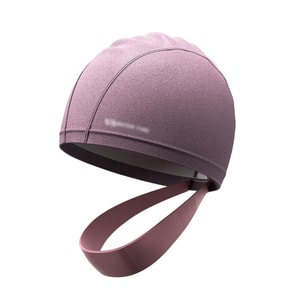 Women's Silicone Coated Swim Headband Comfort Fit For Long Hair And Large Head Size Smoky Purple Swim Headband Cap 1 Piece
