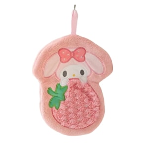 FOXTAIL 超柔软珊瑚绒挂式擦手巾 毛巾 吸水 厨房 卫生间-美乐蒂 1个